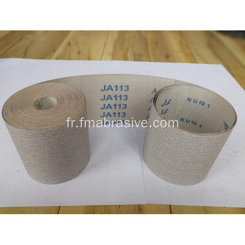 Tissu abrasif enduit d&#39;oxyde d&#39;aluminium de main d&#39;utilisation Ja113